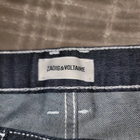Zadig and voltaire jeans with red side stripe. New without tags - Picture 3 of 6